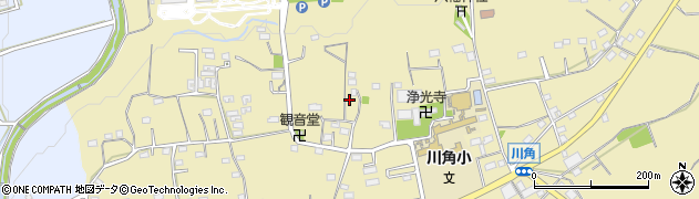 埼玉県入間郡毛呂山町川角周辺の地図