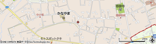 埼玉県坂戸市中小坂494周辺の地図