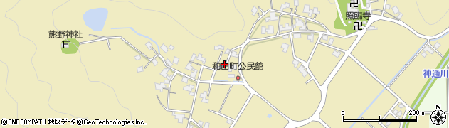 福井県鯖江市和田町周辺の地図