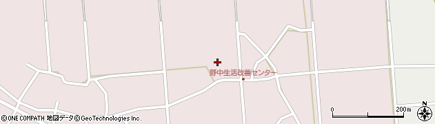 福井県大野市野中周辺の地図