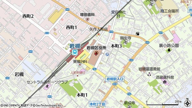 〒339-0000 埼玉県さいたま市岩槻区（以下に掲載がない場合）の地図
