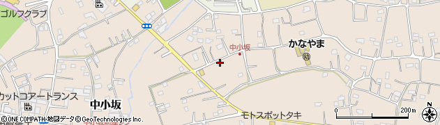 埼玉県坂戸市中小坂540周辺の地図