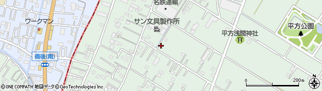 埼玉県越谷市平方3116周辺の地図