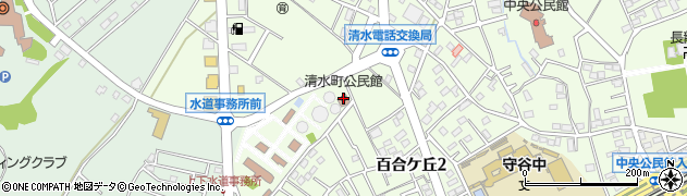 清水町公民館周辺の地図
