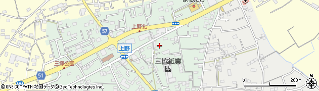 埼玉県上尾市上野241周辺の地図