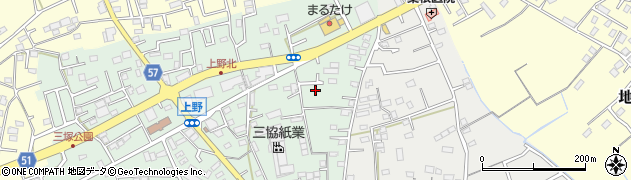 埼玉県上尾市上野263周辺の地図