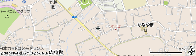 埼玉県坂戸市中小坂547-8周辺の地図