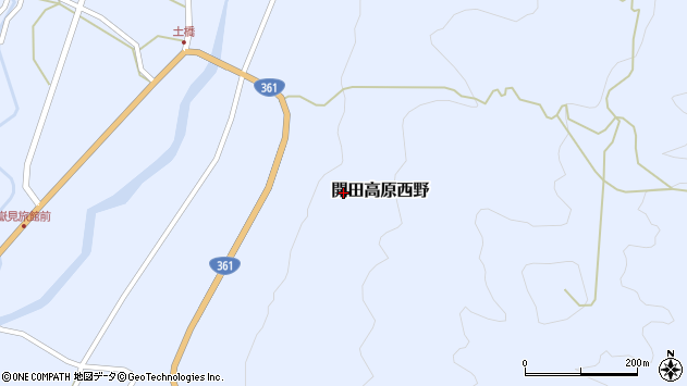 〒397-0302 長野県木曽郡木曽町開田高原西野の地図