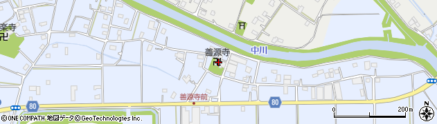 善源寺周辺の地図