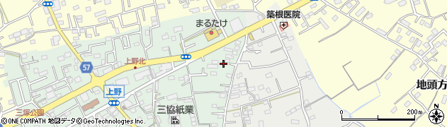 埼玉県上尾市上野251周辺の地図