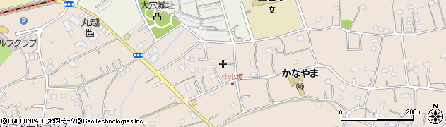 埼玉県坂戸市中小坂550周辺の地図