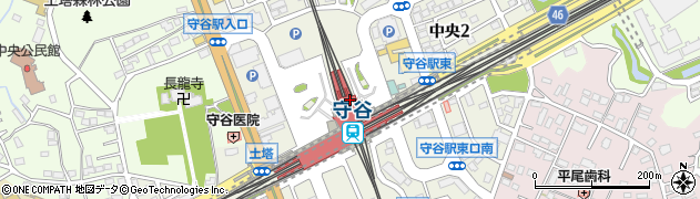 マツモトキヨシ守谷駅店周辺の地図