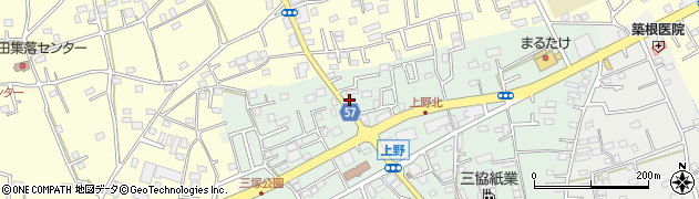 埼玉県上尾市上野52周辺の地図