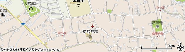 埼玉県坂戸市中小坂518周辺の地図