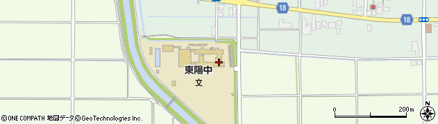 鯖江市立東陽中学校周辺の地図