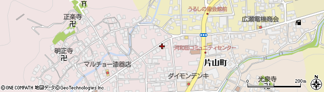 河和田郵便局周辺の地図