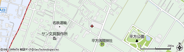 埼玉県越谷市平方3656周辺の地図
