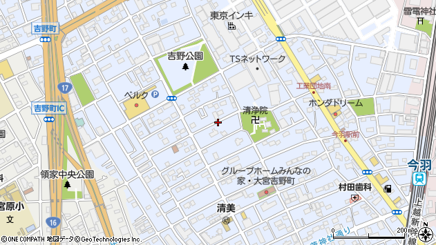 〒331-0811 埼玉県さいたま市北区吉野町の地図