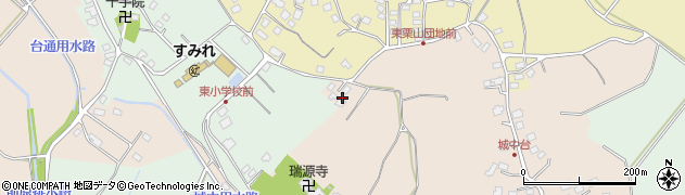 茨城県つくばみらい市城中16周辺の地図