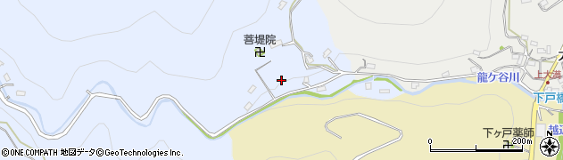 埼玉県越生町（入間郡）龍ケ谷周辺の地図