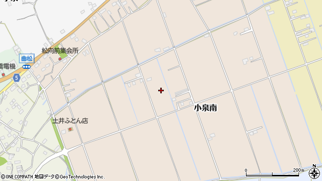 〒311-2444 茨城県潮来市小泉南の地図