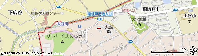 埼玉県坂戸市中小坂736周辺の地図
