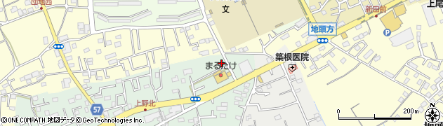 埼玉県上尾市上野7周辺の地図