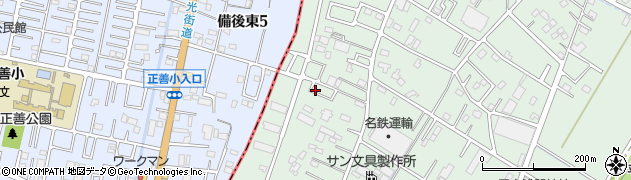 埼玉県越谷市平方183周辺の地図
