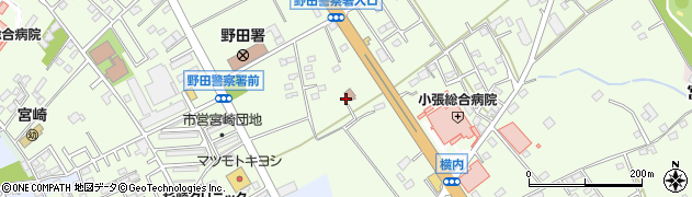 横内香取神社周辺の地図