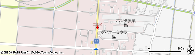 二本松周辺の地図