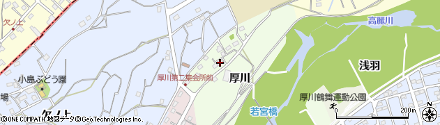 埼玉県坂戸市厚川687周辺の地図