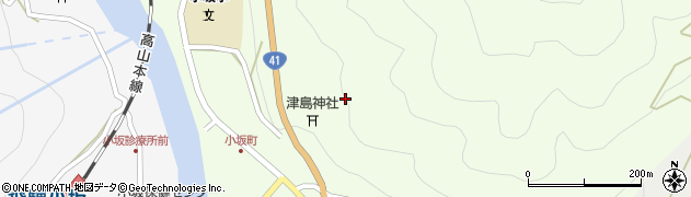 岐阜県下呂市小坂町小坂町周辺の地図