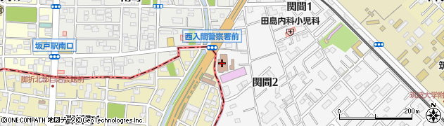 埼玉県　警察署西入間警察署周辺の地図