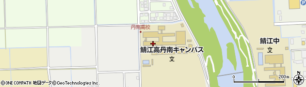 福井県立鯖江高等学校　丹南キャンパス周辺の地図