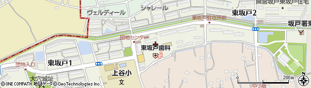 埼玉県坂戸市東坂戸周辺の地図