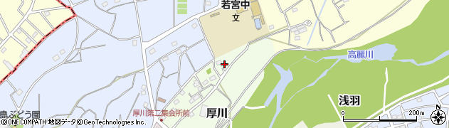 埼玉県坂戸市厚川637周辺の地図
