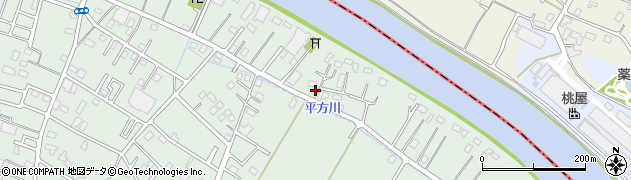 埼玉県越谷市平方592周辺の地図