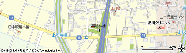 上河端公民館周辺の地図