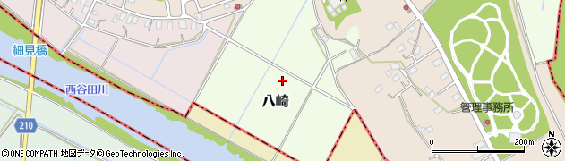 茨城県つくば市八崎周辺の地図