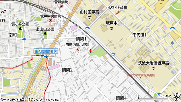 〒350-0215 埼玉県坂戸市関間の地図