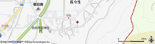 福井県越前町（丹生郡）宇田周辺の地図