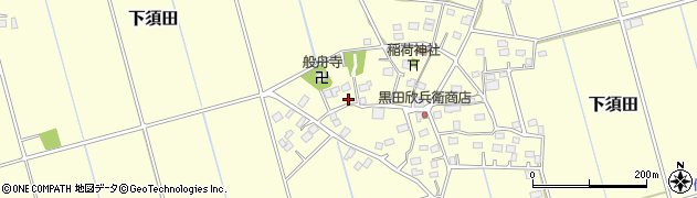 茨城県稲敷市下須田878周辺の地図