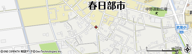 埼玉県春日部市薄谷76周辺の地図