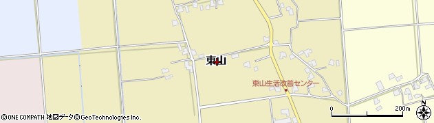 福井県大野市東山周辺の地図