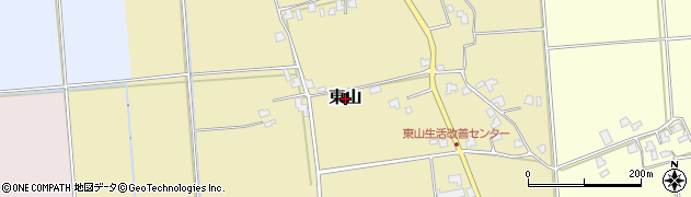 福井県大野市東山周辺の地図
