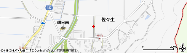 福井県越前町（丹生郡）佐々生周辺の地図