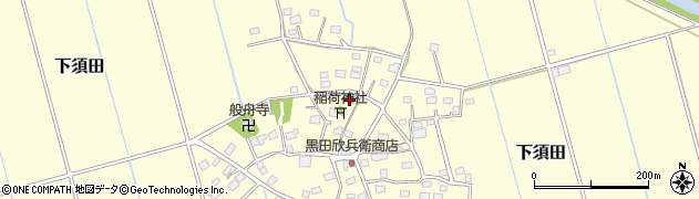茨城県稲敷市下須田842周辺の地図