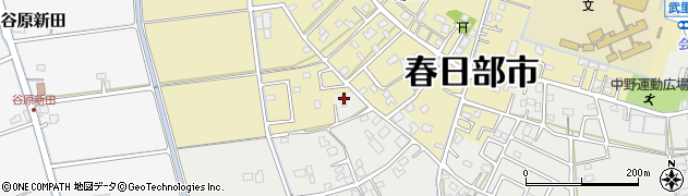 埼玉県春日部市武里中野457周辺の地図