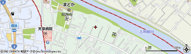 埼玉県越谷市平方312周辺の地図