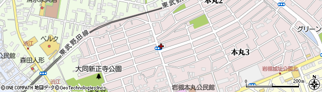 岩槻本丸郵便局 ＡＴＭ周辺の地図